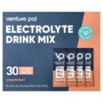 Venture Pal Electrolyte Drink Mix, Grapefruit, 30 Stick Packs, 0.21 oz (6 g) Each