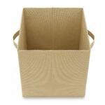 Casafield Set of 12 Collapsible Fabric Storage Cube Bins, Gray - 11" Foldable Cloth Baskets for Shelves and Cubby Organizers - Image 14