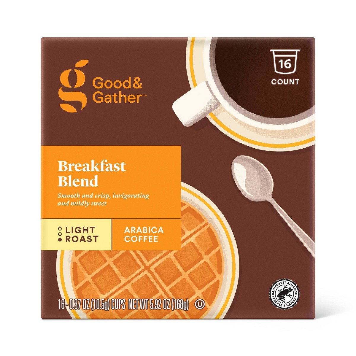 GUEST_5f123777-6f99-4634-bde8-7f1930296d8d.jpg Breakfast Blend Light Roast Coffee Pods - 16ct - Good & Gatherâ„¢ - Image 1
