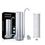 Waterdrop WD-CTF-01 NSF/ANSI 42 and 372 Certified 5-Stage Stainless Steel Faucet Water Filter, Reduce 99% Chlorine, Extra CFF-01-1 Water Filter