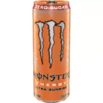 Monster Ultra Sunrise Energy Drink - 12 fl oz: Low Sodium, Caffeinated, No Artificial Colors
