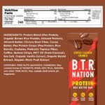 B.T.R. Nation Coffee Cashew Crunch Superfood Protein Bar - 15g Protein - 9.35oz/5ct: Gluten-Free, Vegan, No Added Sugar, Plant-Based - Image 4