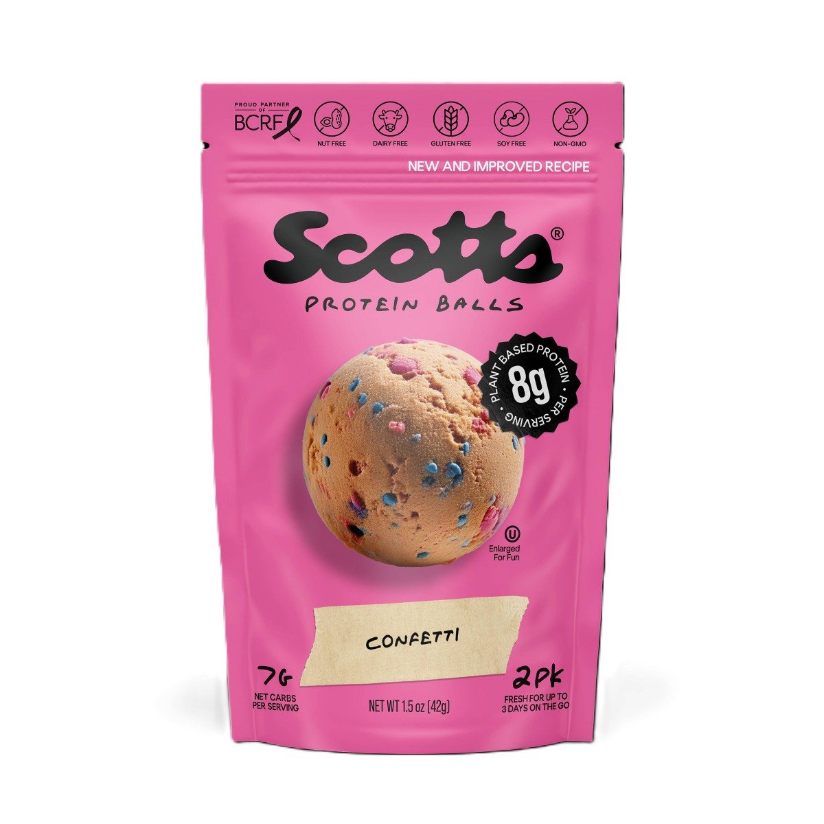 GUEST_636dfd4f-e5b3-460b-b130-25cff5c8f468.jpg Scott's Confetti Plant-Based Protein Balls - 1.4oz - Image 1