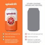 Spindrift Blood Orange Tangerine Sparkling Water - 8pk/12 fl oz Cans: Non-Caffeinated - Image 5
