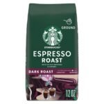 Starbucks Espresso Roast Dark Ground Coffee - 12oz: Arabica Beans, Latin America