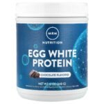 MRM Nutrition Egg White Protein | Chocolate Flavored | 23g Fat-Free Protein | with Digestive enzymes | Highest Biological Value | Clinically Tested |