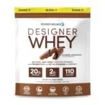 Designer Whey Protein Powder - Gourmet Chocolate - 32oz: Certified Gluten-Free, Non-GMO