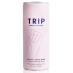 Trip Mindful Blend Elderflower Mint Lightly Sparkling Botanical - 12 fl oz