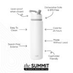 Simple Modern 30oz Summit Winter Water Bottle White - Image 2