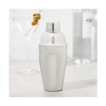 True Contour Cocktail Shaker, 12 oz Stainless Steel Cobbler Shaker With Cap And Strainer - Drink Shakers for Cocktails and Liquor, Silver - Image 3