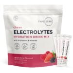 TypeZero Electrolyte Stick Packs (Mixed Berry) 30 Stick Packs - Hydration Drink Mix with 14 Vitamins & Minerals, Zero Sugar, Keto-Friendly, GMO-Free