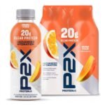 P2X Advanced Hydration 20g Clear Protein Drink With 720mg of Electrolytes - Orange Mango - 4pk/67.6oz