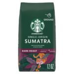Starbucks Dark Roast Ground Coffee — Sumatra — 100% Arabica — 1 bag (12 oz: Herb And Spice Notes