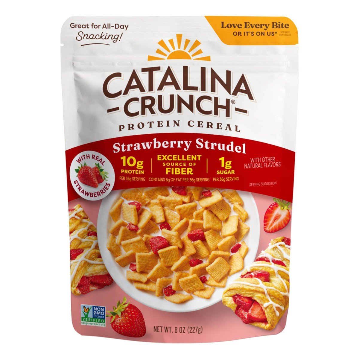 GUEST_675b04d8-aac6-468b-a069-97207aa2acef.jpg Catalina Crunch Strawberry Strudel Breakfast Cereal - 8oz - Image 1