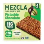 Mezcla Plant Based Pistachio Chocolate Protein Bars - 11g Protein - 5.6oz/4ct