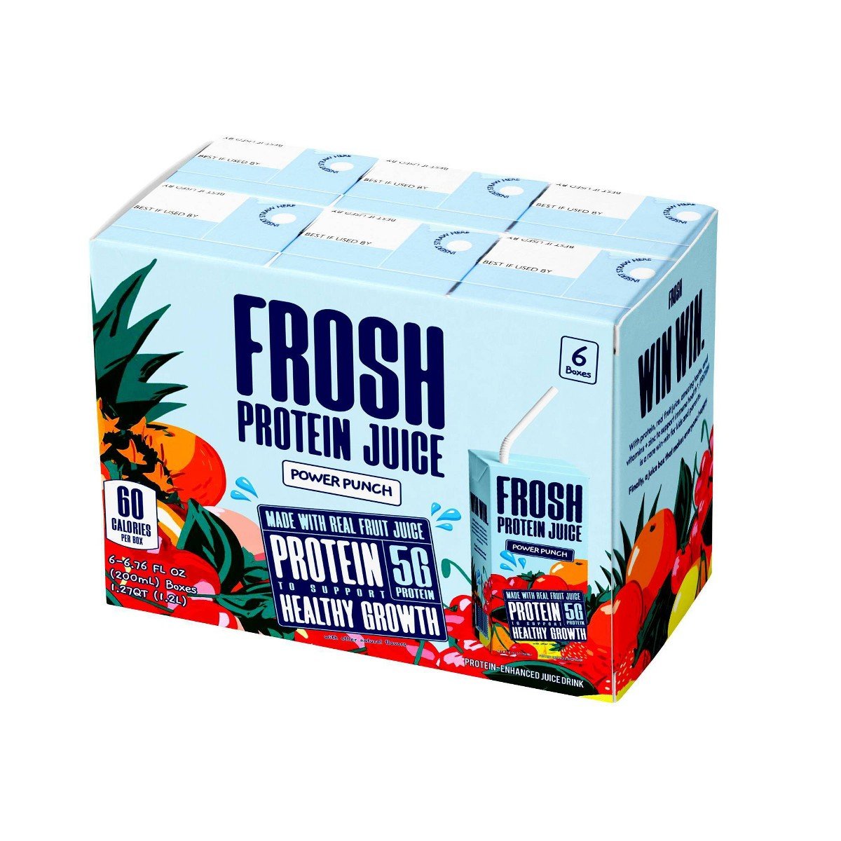 GUEST_67b8971c-b246-4d04-b94d-178716767c2a.jpg Frosh Juice Boxes - Fruit Punch - 40.06oz/6ct: 28% Juice Content - Image 1