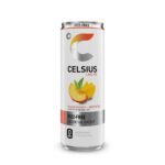 CELSIUS Fizz Free Peach Mango Green Tea Functional Energy Drink - 12 fl oz Single Can - Image 6
