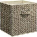 Sorbus 4 Pack 11 Inch Foldable Storage Cubes with Handle - Organization & Storage Baskets for Shelves, Closet and more - Image 3
