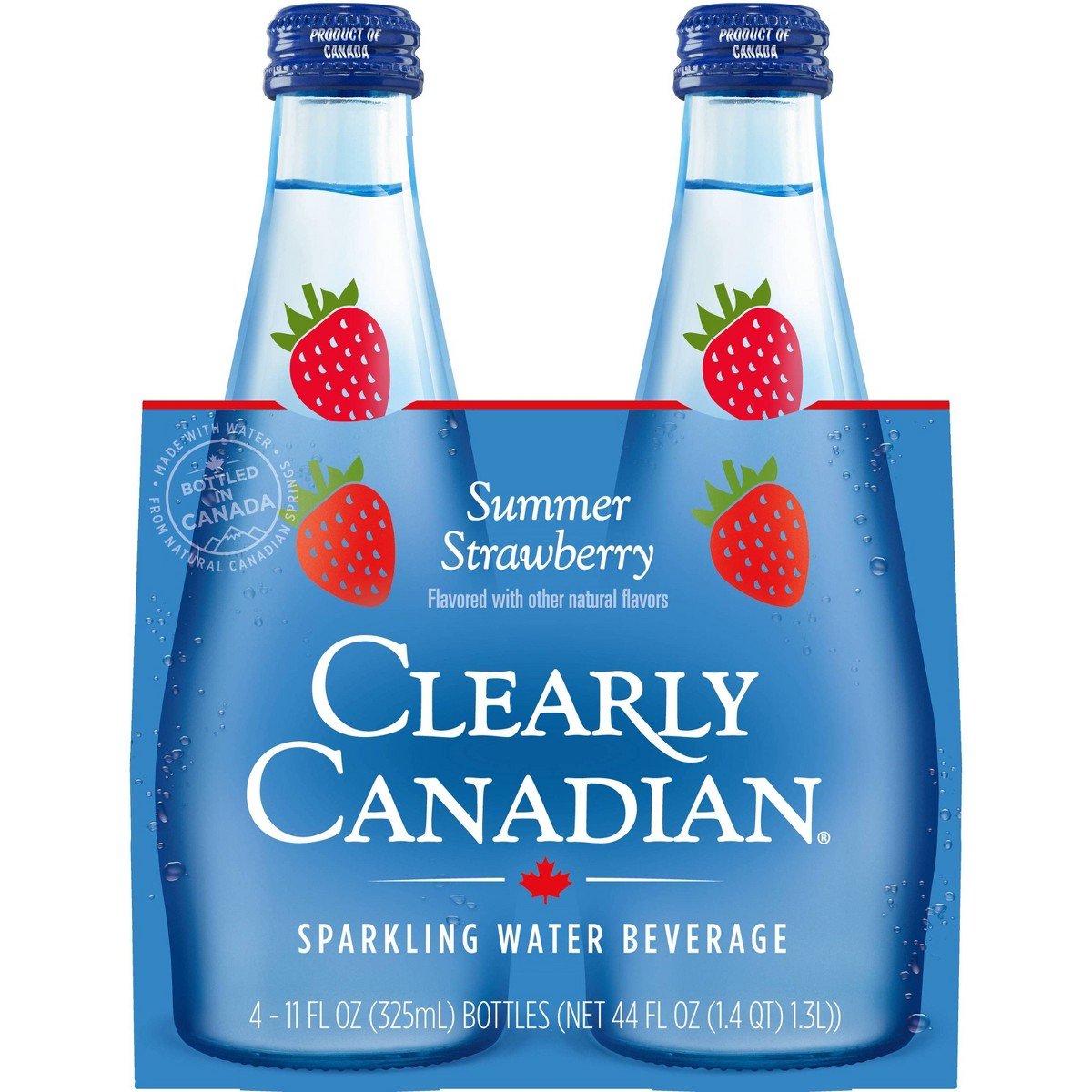 GUEST_6853f7c4-dc02-455b-a216-837d21ea27b8.jpg Cleary Canadian Summer Strawberry Sparkling Water Beverage - 4pk/11 fl oz Bottles - Image 1