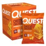 Quest Nutrition Cheese Crackers - Cheddar Blast - 4.23oz: 4-Pack, Chip Form, Ready to Eat