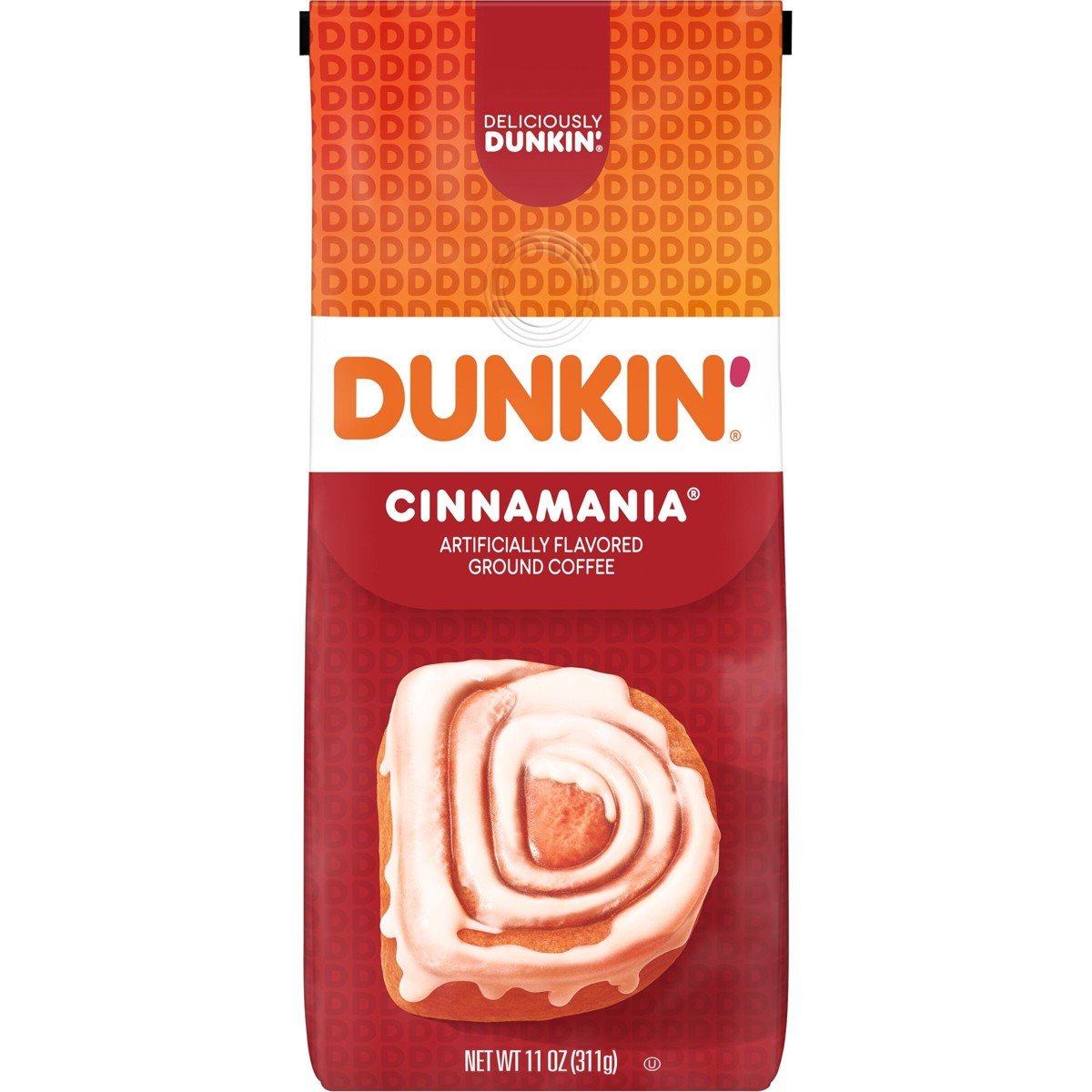 GUEST_689ab2c8-47a2-4823-847a-cd5a10212d35.jpg Dunkin’ Cinnamania Flavored Ground Coffee - 11oz: Arabica Beans, Medium Roast - Image 1