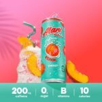 Alani Juicy Peach Energy Drink - 12 fl oz: Caffeinated - Image 4