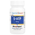 Superior Source 5-HTP, 50 mg, 60 MicroLingual® Instant Dissolve Tablets - Image 3