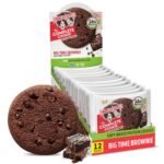 Lenny & Larry's Chewy Soft Baked Vegan, Non-GMO, High Fiber Protein Cookie - Big Time Brownie - Plant Protein - 16g Protein - 4oz/12pk