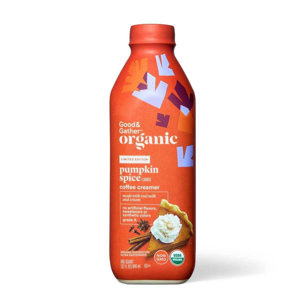 GUEST_6b415262-2971-486f-803e-00e804c97f9e.jpg Organic Pumpkin Spice Coffee Creamer - 32 fl oz - Good & Gatherâ„¢ - Image 1