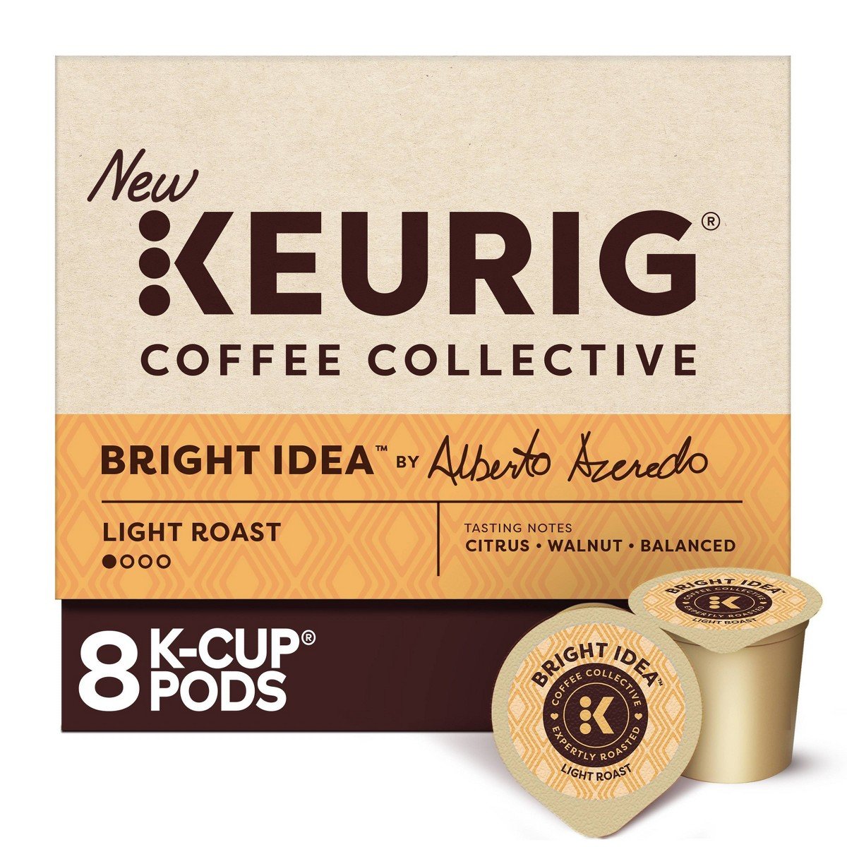 GUEST_6c0415f0-5e8e-4303-bd42-f2da3dc81364.jpg Keurig Coffee Collective Bright Idea Light Roast K-Cup Coffee Pods - 8ct - Image 1