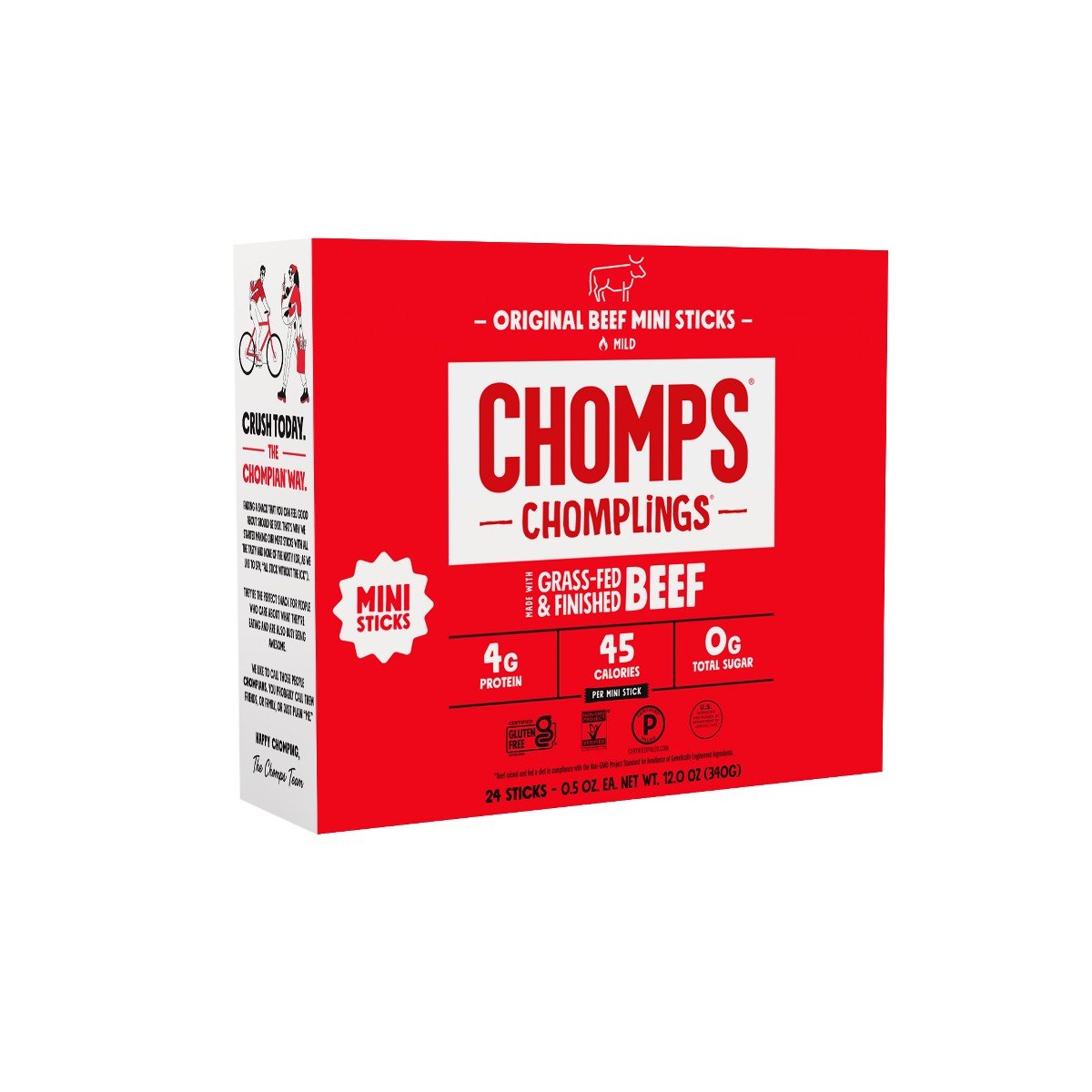 GUEST_6c21e816-913c-478f-ace2-871fc032507e.jpg Chomps Chomplings Original Beef Sticks - 12oz/24ct - Image 1