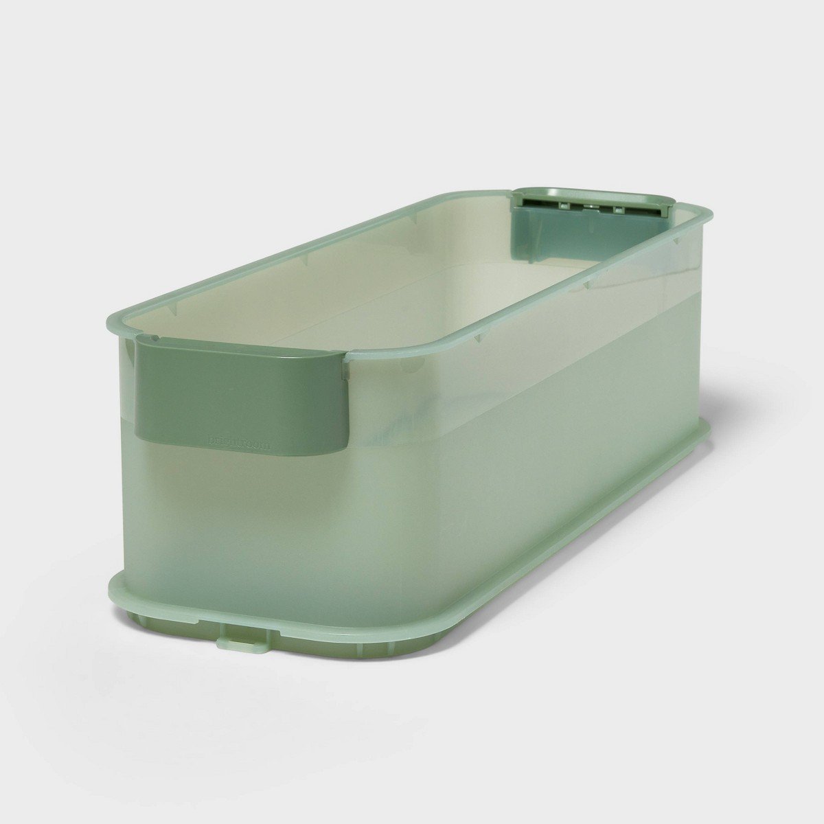 GUEST_6c37658a-3c8a-43fc-9f4c-5d3777e8387f.jpg Click in Place 4.5qt Slim Plastic Storage Bin for Home and Office Organization - Brightroomâ„¢ - Image 1