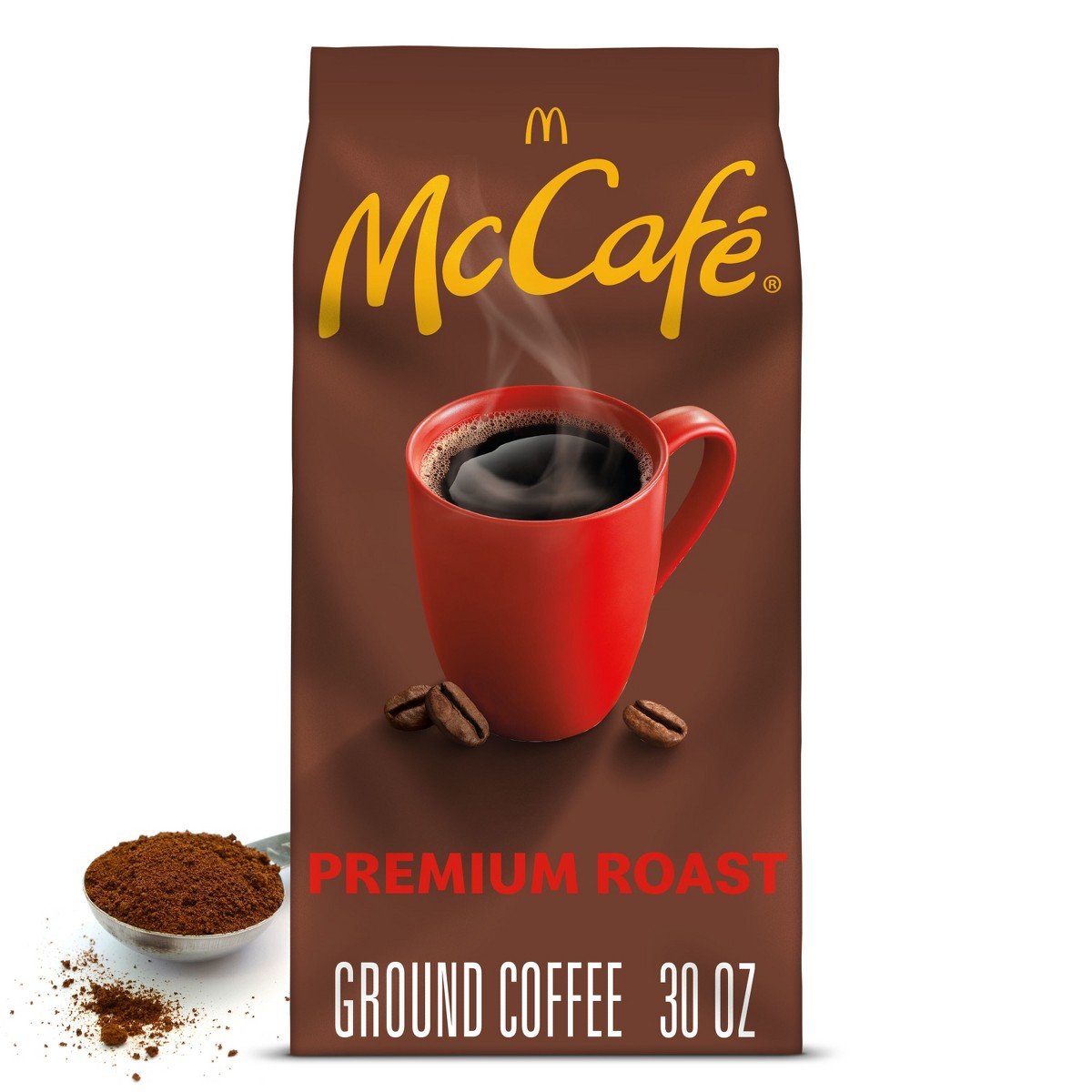 GUEST_6d2cf9f1-6625-479b-862d-69e50970f558.jpg McCafe Premium Roast Medium Roast Ground Coffee - 30oz: Arabica Beans, Unflavored - Image 1