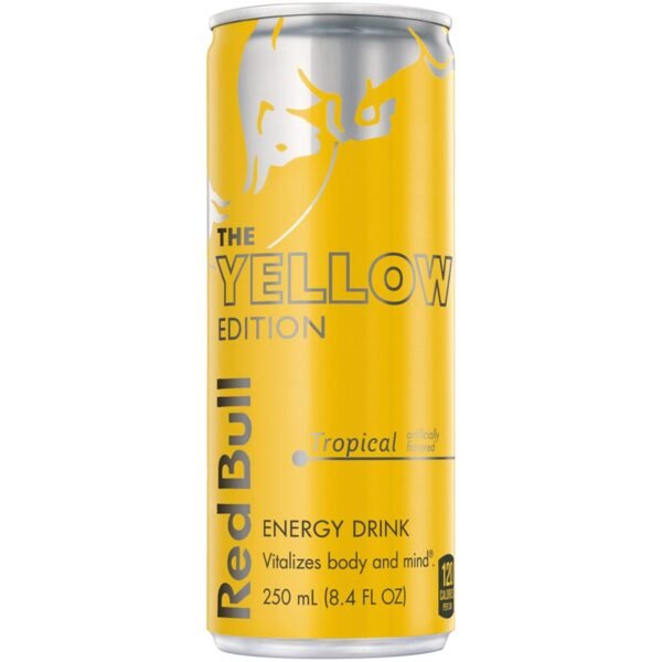 Red Bull Yellow Edition Energy Drink - Tropical - 8.4 fl oz: Caffeinated