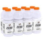 Gatorade G Zero Glacier Cherry Sports Drink - 8pk/20 fl oz Bottles: Non-Caffeinated, Low Calorie