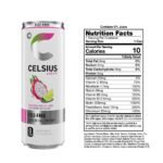 CELSIUS Fizz Free Dragonfruit Lime - 12 fl oz: Caffeinated - Image 3