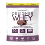 Designer Whey Protein Powder, Double Chocolate, 2lb