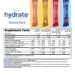 Perk Hydrate Electrolyte Stickpacks (Variety Pack) 8 Packets - Blue Raspberry, Piña Colada, Strawberry Watermelon, Peach Mango - Zero Sugar - Image 2