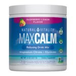 Vitality CALM Mineral Magnesium Supplement Powder - Raspberry Lemon - 8oz: Certified Gluten-Free, Non-GMO, Vegan