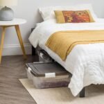 IRIS Underbed 47 Qt Storage Bins with Lids and Tight Latch and Seal - Gray/Clear - Image 3