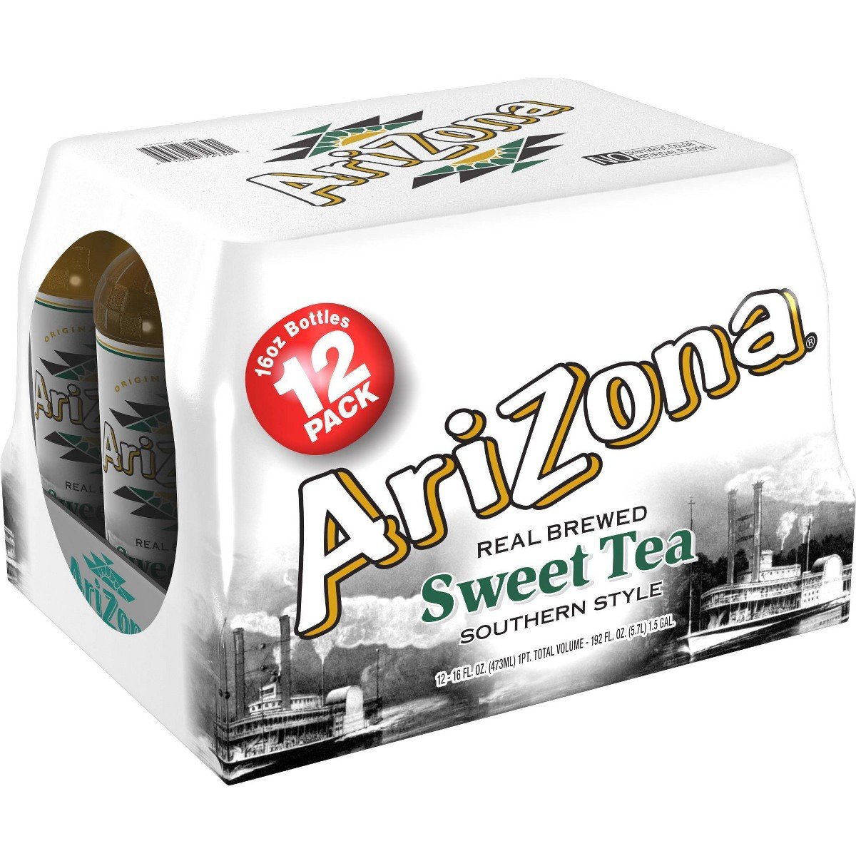 GUEST_7126a79e-03ef-4393-a640-084da1050739.jpg AriZona Sweet Tea - 12pk/16 fl oz Bottles: Naturally Flavored, Caffeinated, No Preservatives - Image 1