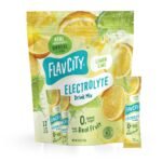 FlavCity Hydration Electrolyte Supplement Powder - Lemon Lime - 2.7oz/12ct