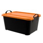Life Story 55 Quart Stackable Storage Bin, Heavy Duty Lidded Container, 6 Pack - Image 5