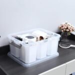 Summit Adventure 17 QT Plastic Storage Bins Clear Storage Box with Lids Multipurpose Stackable Storage Containers for Organizing Tool - Image 5