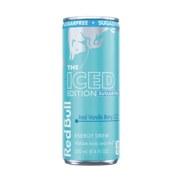 Red Bull Iced Edition Sugarfree Energy Drink - Iced Vanilla Berry, Caffeinated - 8.4 fl oz