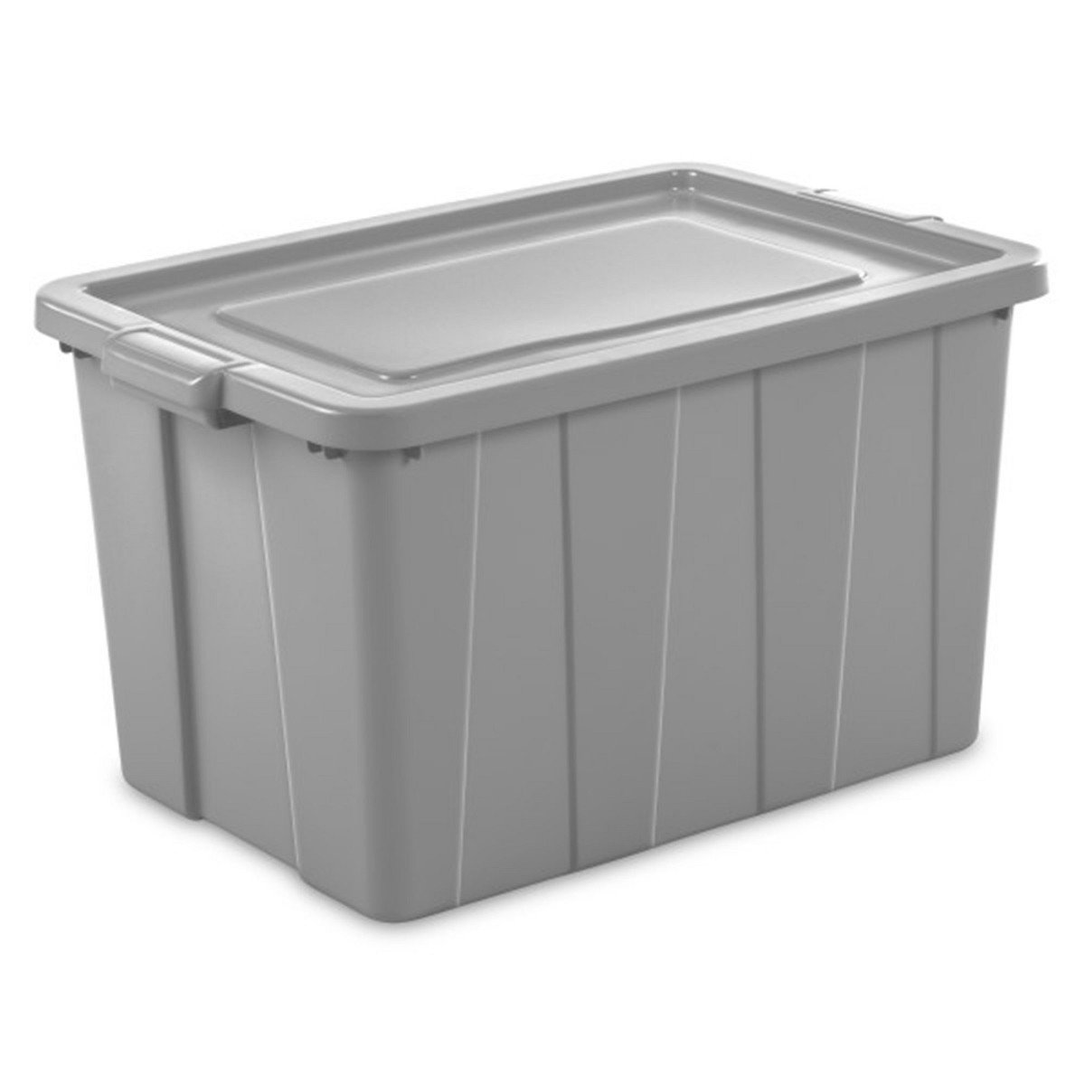 GUEST_724ea8ed-59f6-4213-ac9d-66b0637ff6fa.jpg Sterilite Tuff1 30 Gallon Plastic Storage Tote Container Bin with Lid (12 Pack) - Image 1