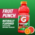 Gatorade Lower Sugar Fruit Punch Sports Drink - 12pk/12 fl oz Bottles - Image 5