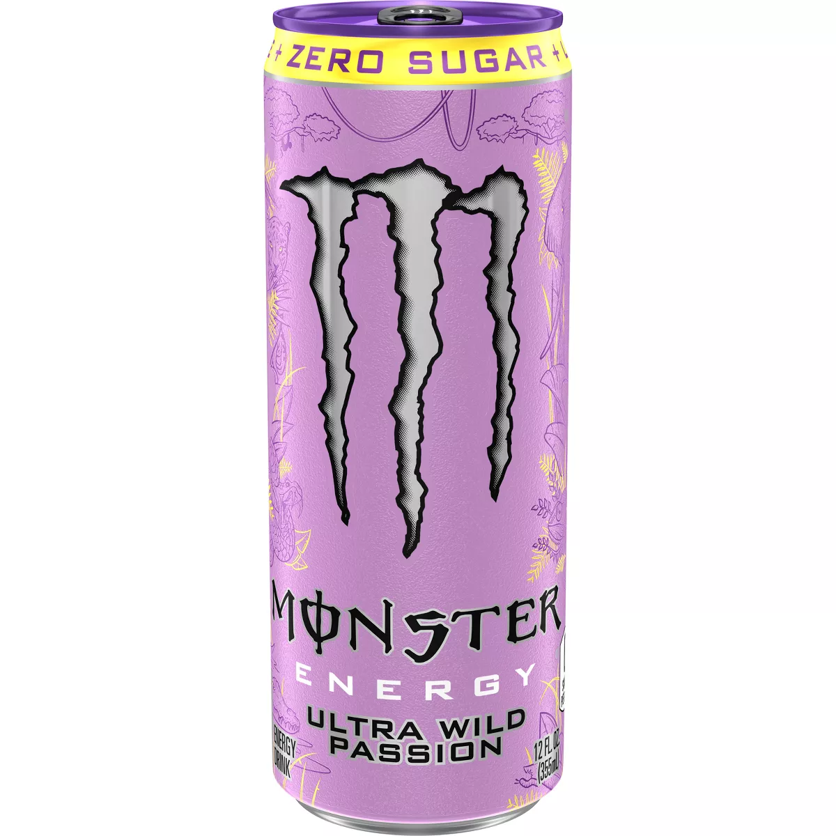 GUEST_72eec1fa-227b-458e-8c00-0f12147f72bb Monster Energy Ultra Wild Passion Zero Sugar Energy Drink - 12 fl oz Can - Image 1