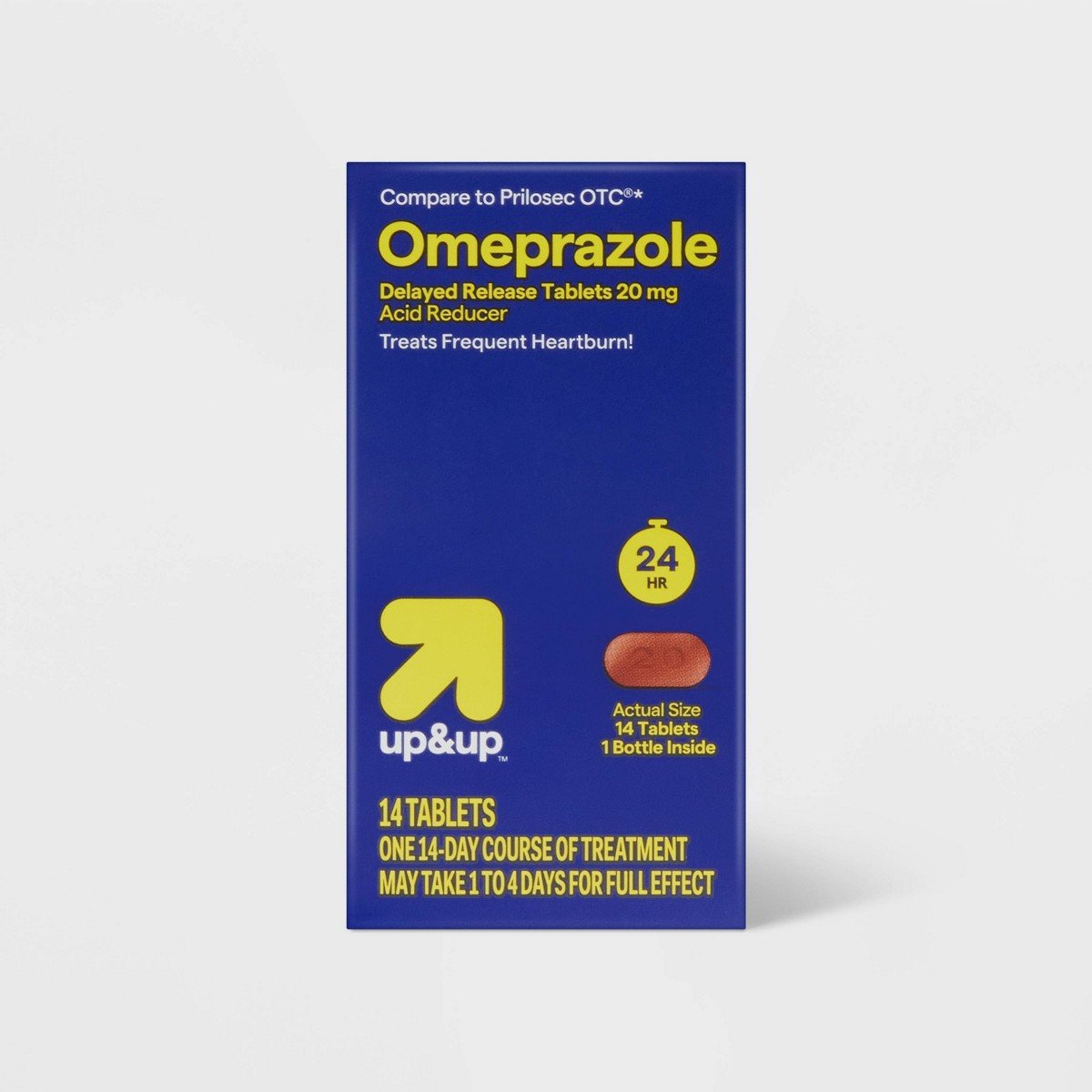 GUEST_736bc39d-1997-4754-9c4c-ba24281f64fd.jpg Omeprazole 20mg Acid Reducer Delayed Release Tablets 14ct - up&up™ - Image 1