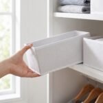 REGALWOVEN Storage Cube, Fabric Storage Bin with Zipper for Shelves Closet, Collapsible Storage Basket for Organizing Books White 12Pcs - Image 3